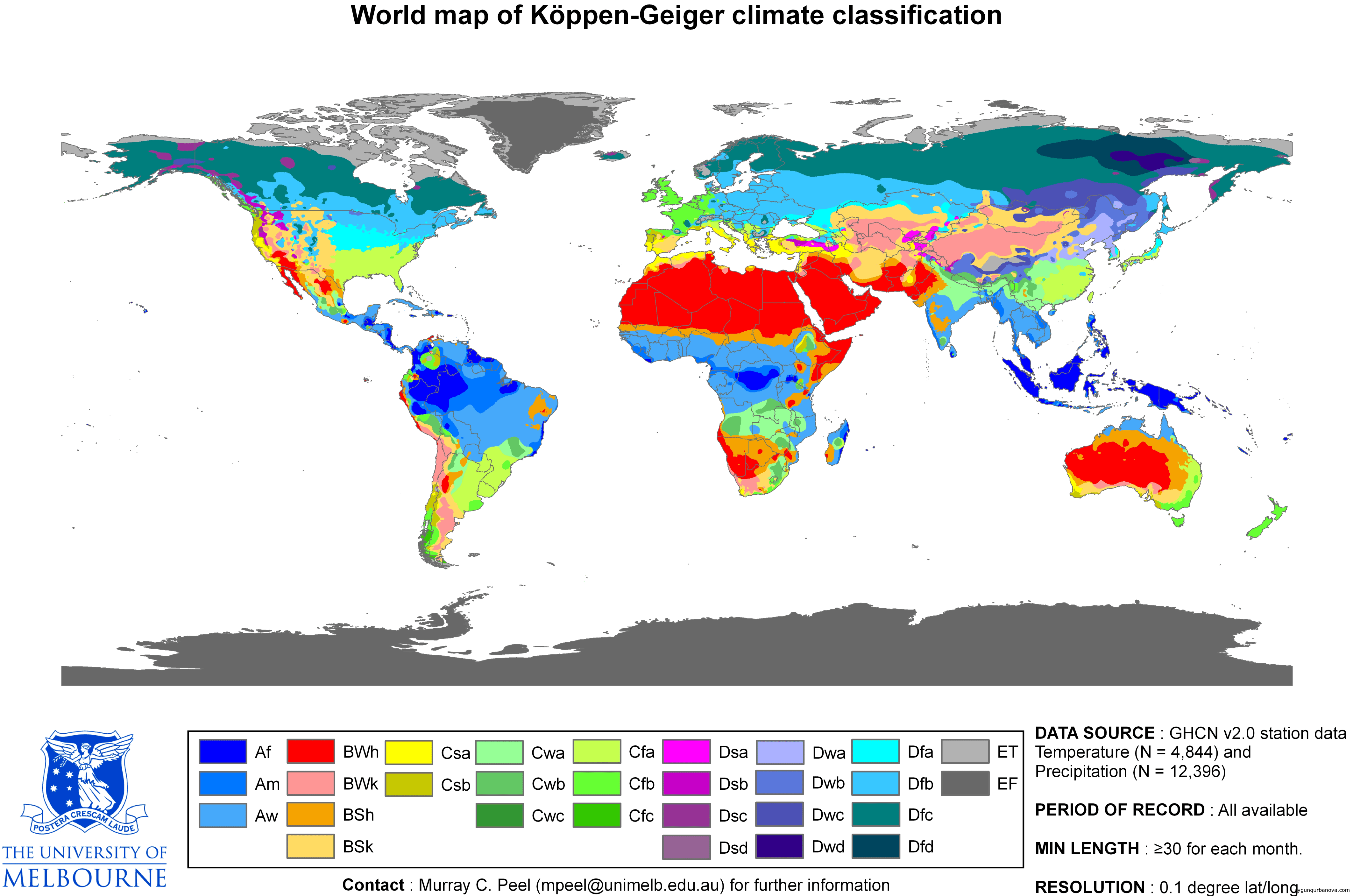 Köppen-Keiger iqlim təsnifatı